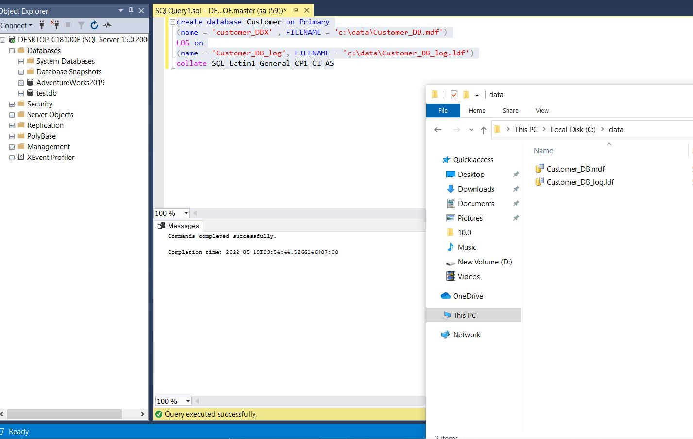 Mô tả lệnh Create User trong SQL Server