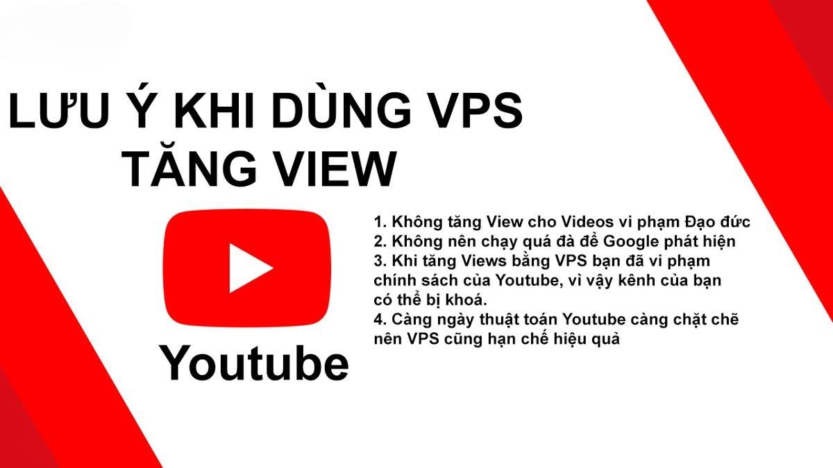 Lưu ý khi dùng VPS tăng view