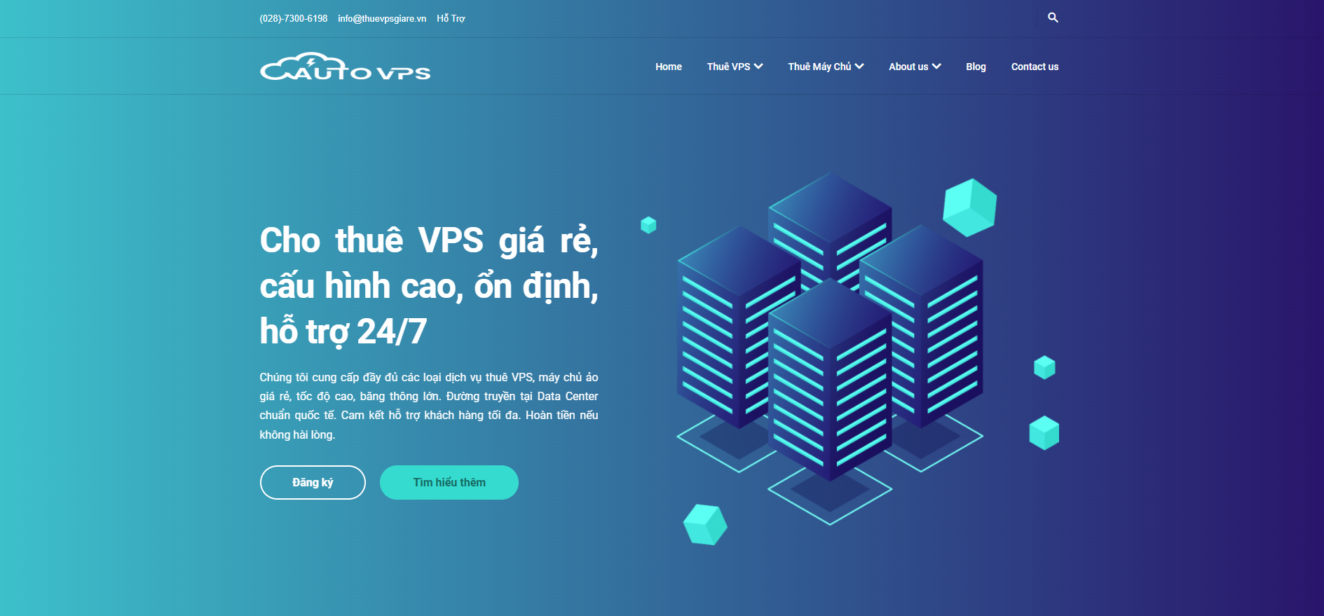 Đơn vị thuê VPS uy tín – thuevpsgiare.vn