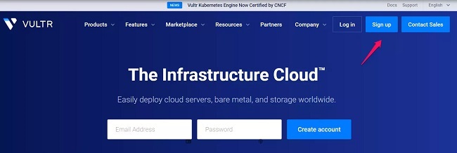 mua VPS Vultr