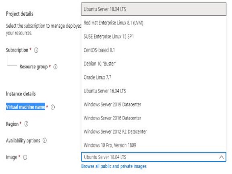 Virtual machine name