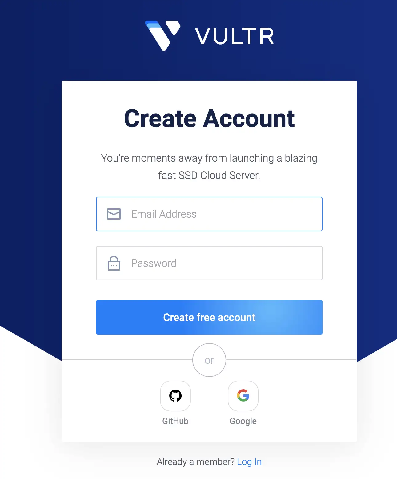 bước 2 Nhập Email và Mật Khẩu