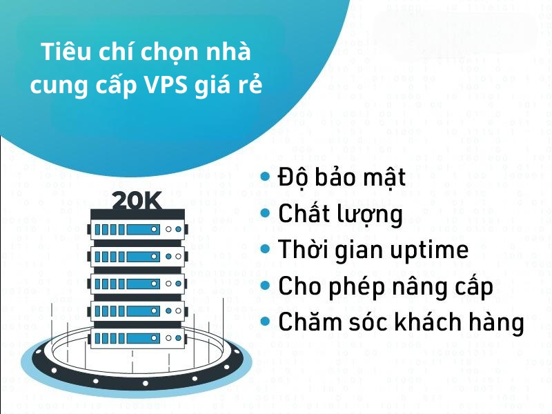 tiêu chí chọn nhà cung cấp vps giá rẻ 20k