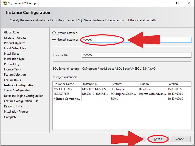 Bước 7 các bước tải, cài đặt SQL Server 2019