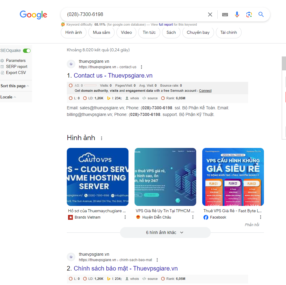 Google có thể giúp bạn tìm hiểu thêm nhiều thông tin khi bạn có số điện thoại