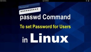 Lệnh passwd trong Linux 