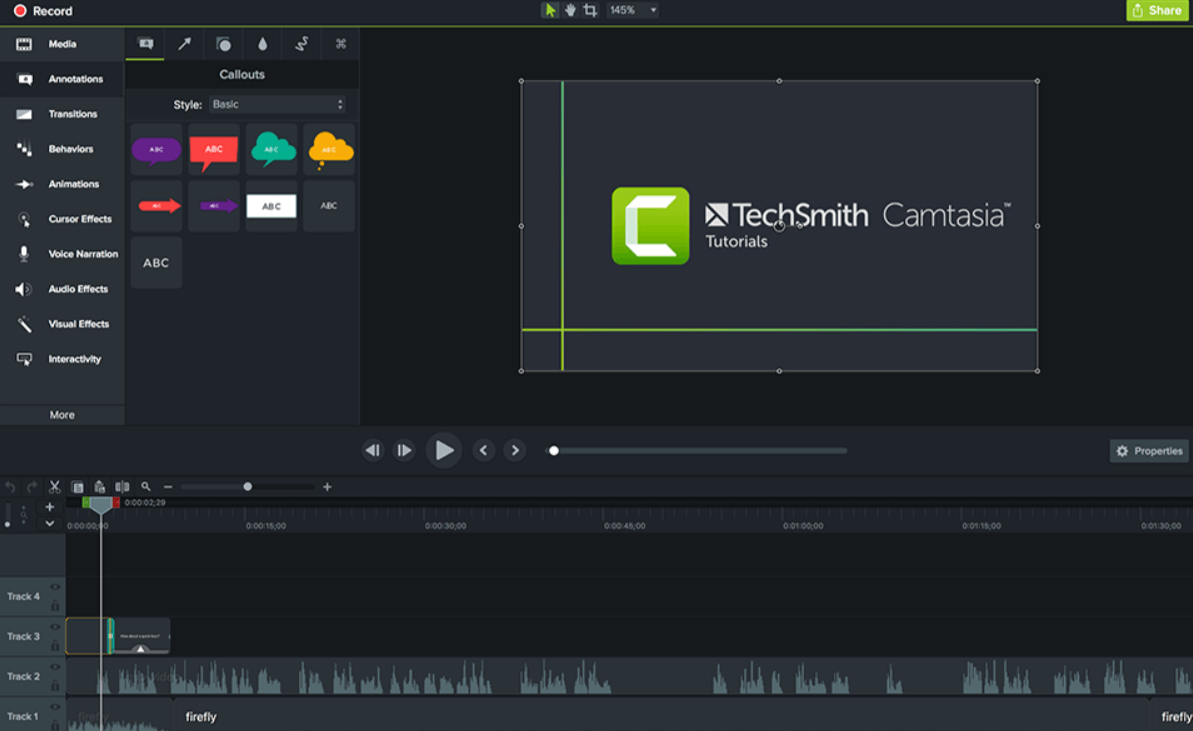 Phần mềm quay màn hình Camtasia Studio