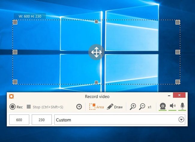 Phần mềm quay màn hình Icecream Screen Recorder