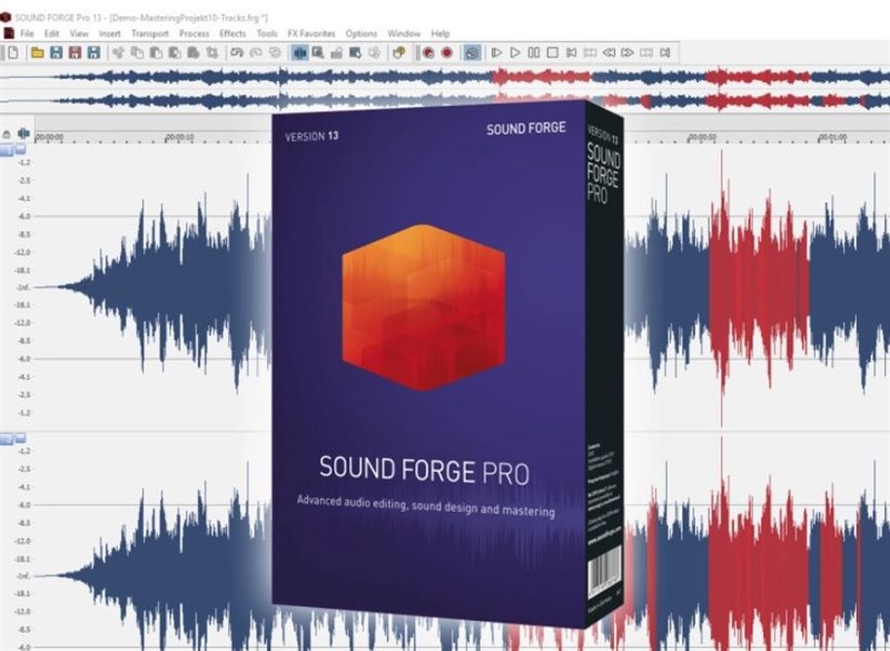 Phần mềm thu âm xử lý đa kênh - Sound Forge