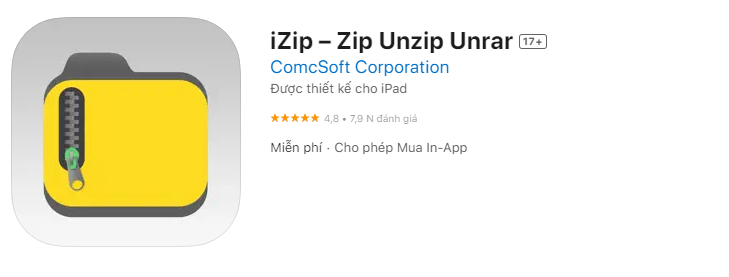 Tải ứng dụng iZip