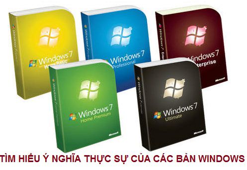 Các phiên bản của Windows 7