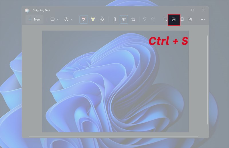 Click vào nút Lưu hoặc Ctrl + S 