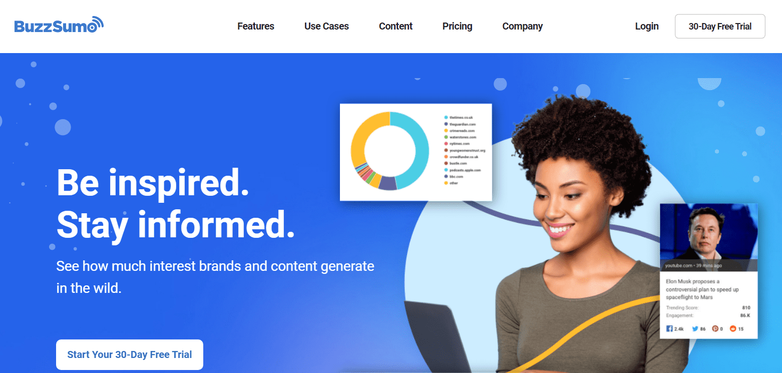Công cụ Buzzsumo.com - hỗ trợ viết Content