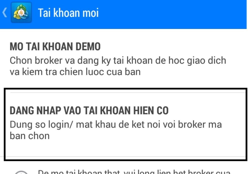Khởi chạy thiết bị trên Adroid