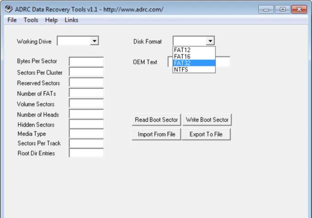 Phần mềm ADRC Data Recovery Tools