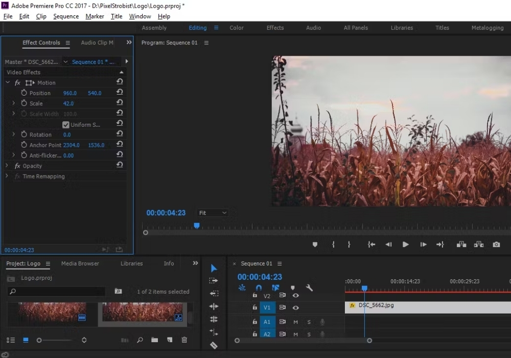 Phần mềm Adobe Premiere Clip