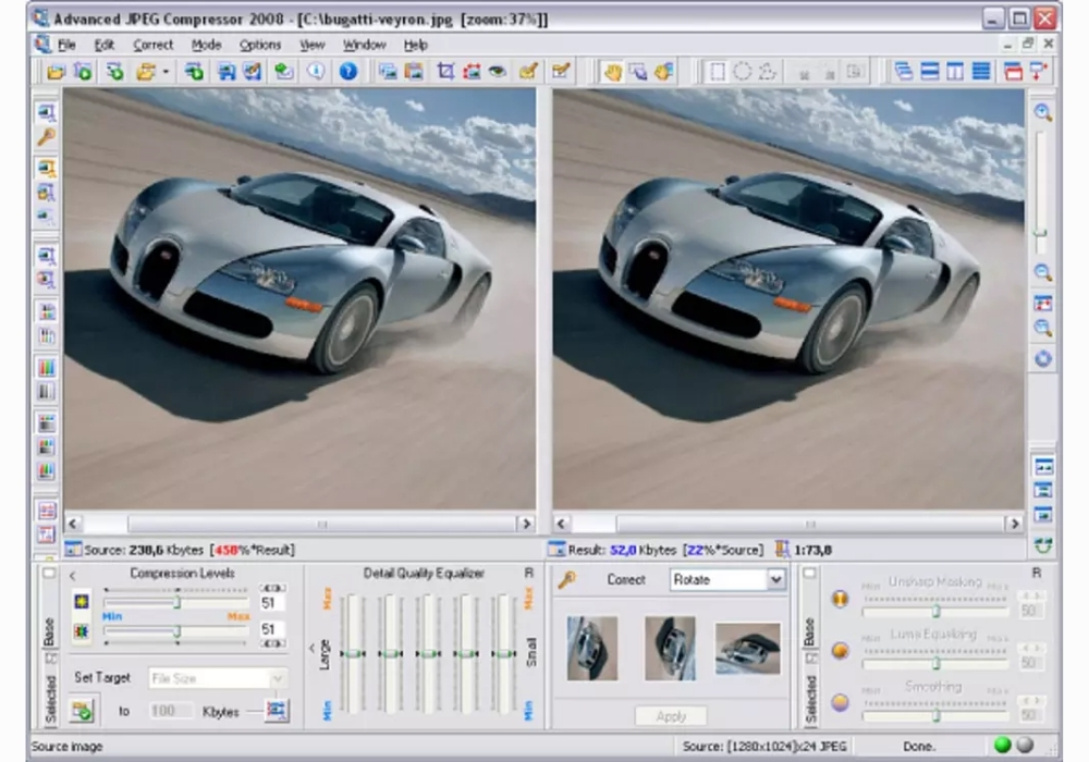 Phần mềm Compression JPEG