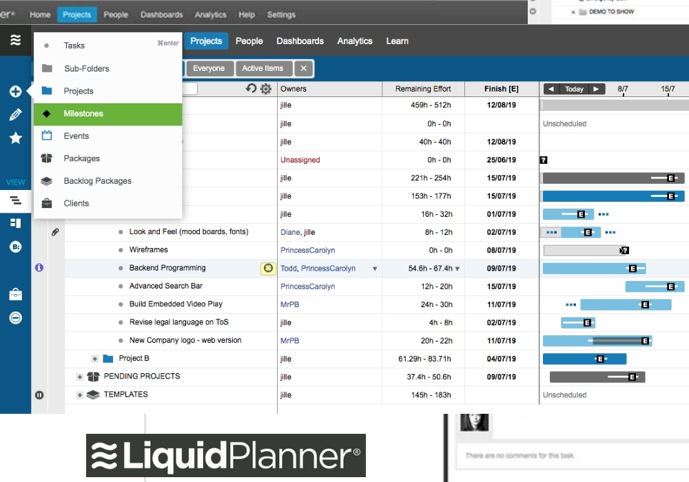 Phần mềm LiquidPlanner