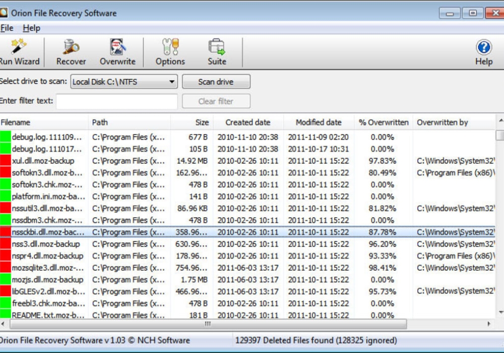 Phần mềm Orion File Recovery Software