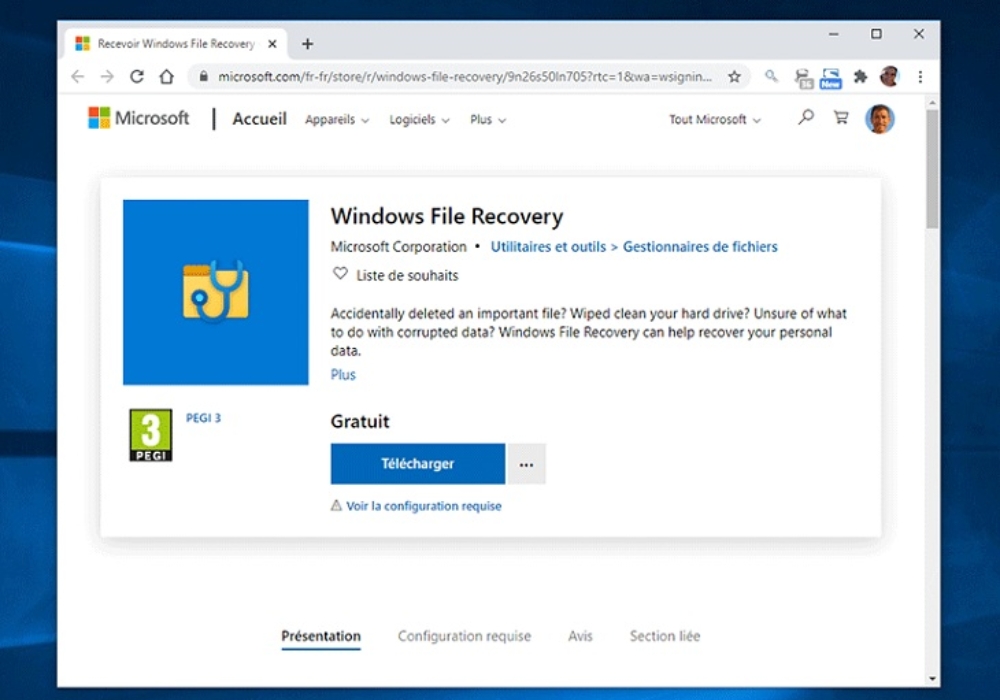 Phần mềm Windows File Recovery