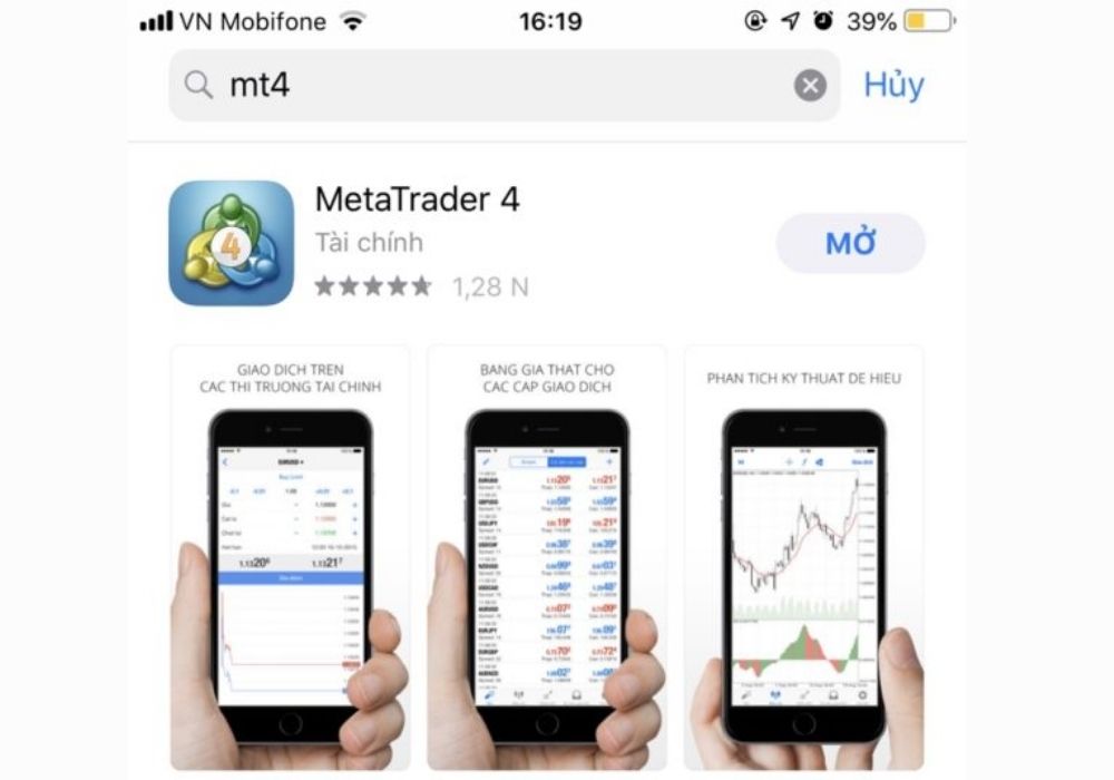 Tải phần mềm MT4 trên thiết bị IOS