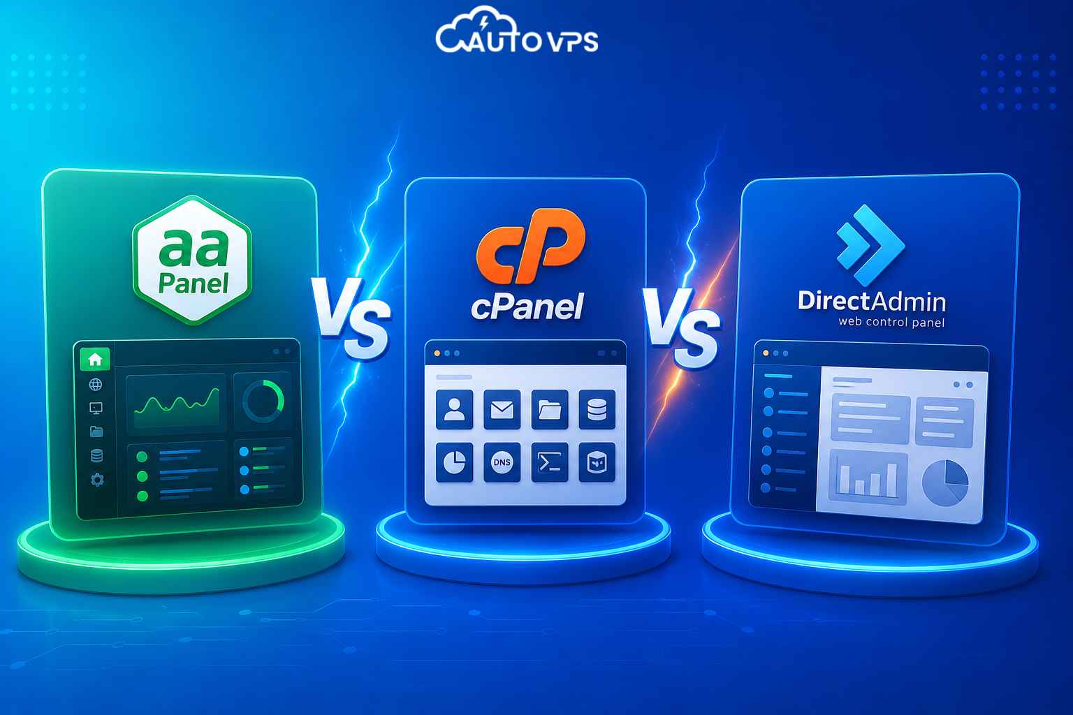 So sánh aaPanel vs cPanel và DirectAdmin