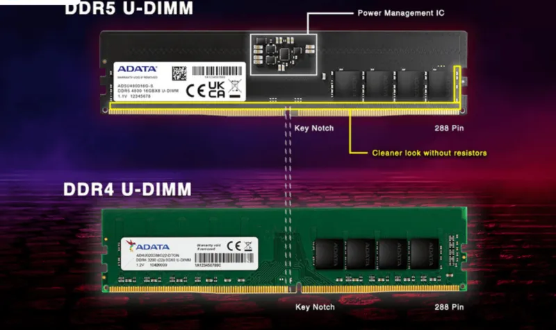 So sánh RAM DDR4 và DDR5