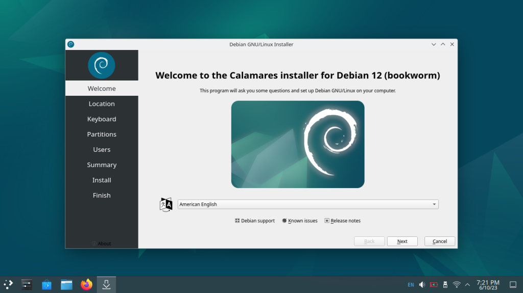 Một số phiên bản mới nhất của hệ điều hành Debian