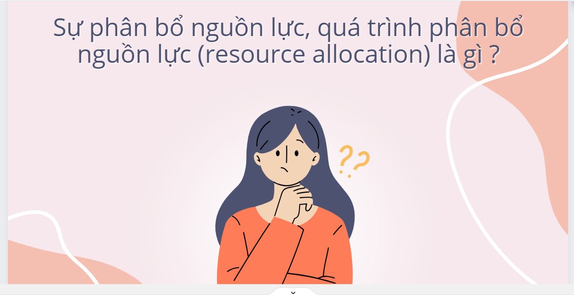 Resource allocation 