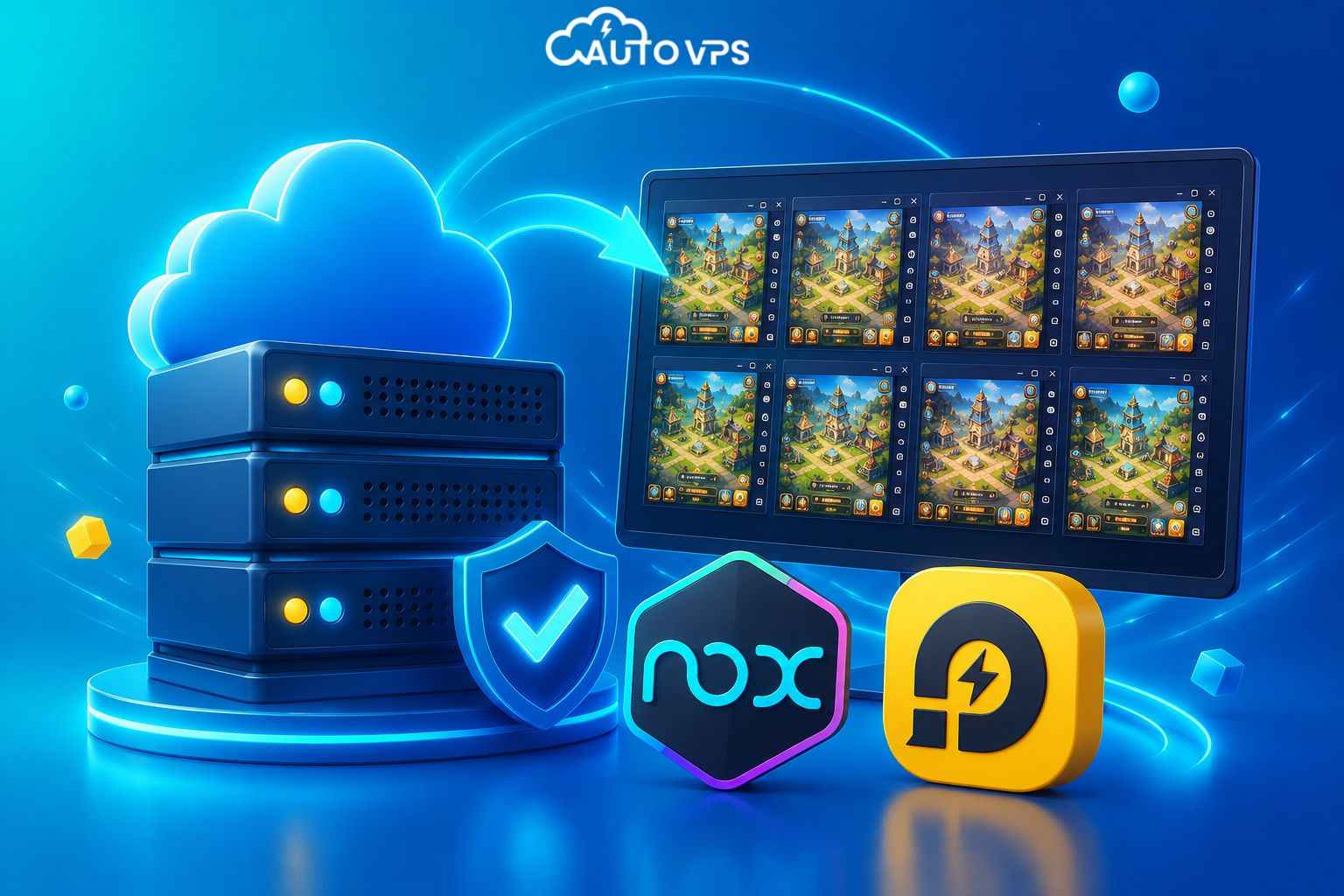 chọn VPS cho giả lập Nox, LDPlayer