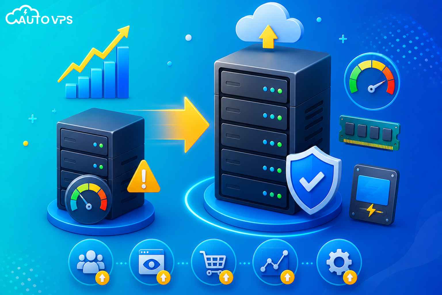 nâng cấp lên vps