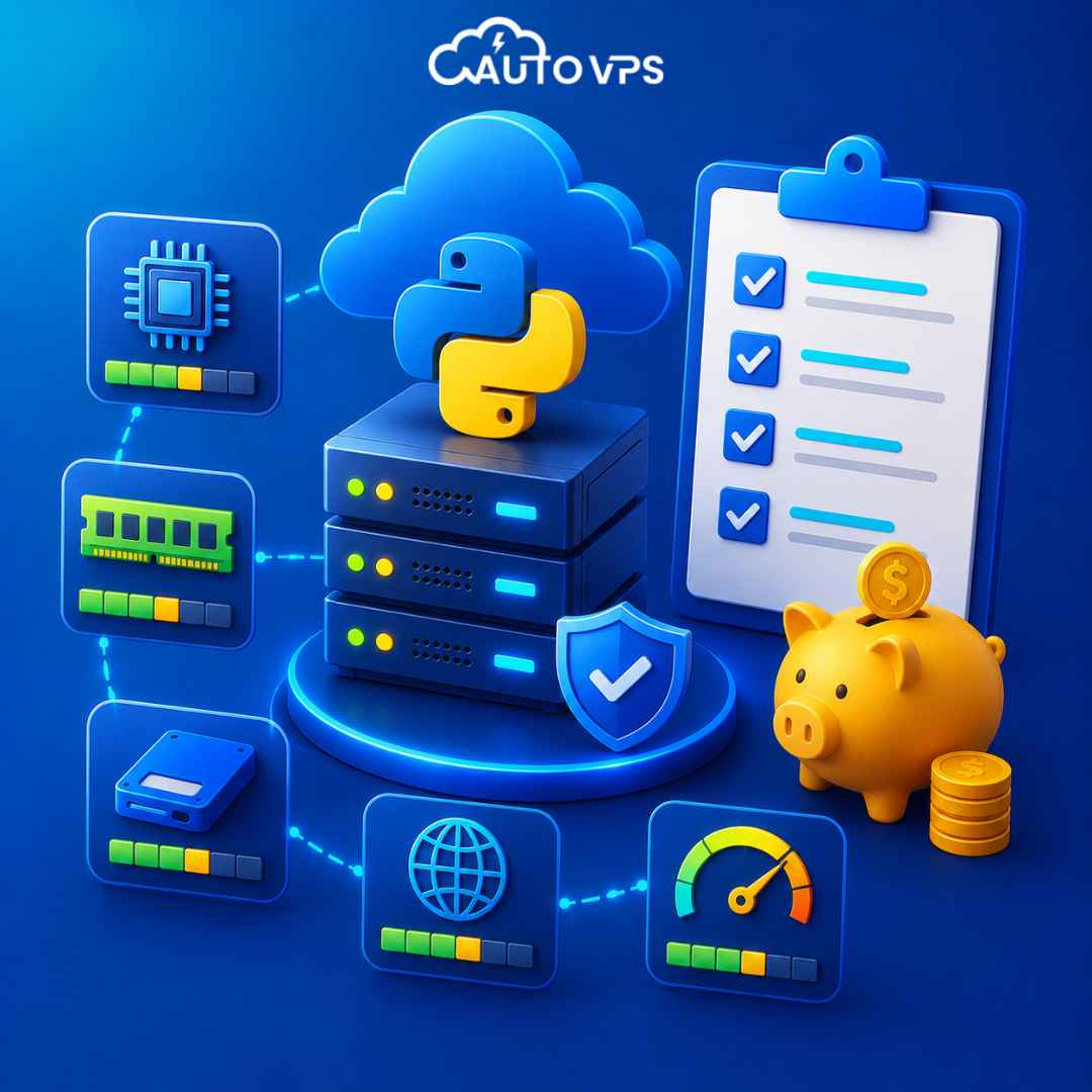 tiêu chí chọn cấu hình VPS chạy Python