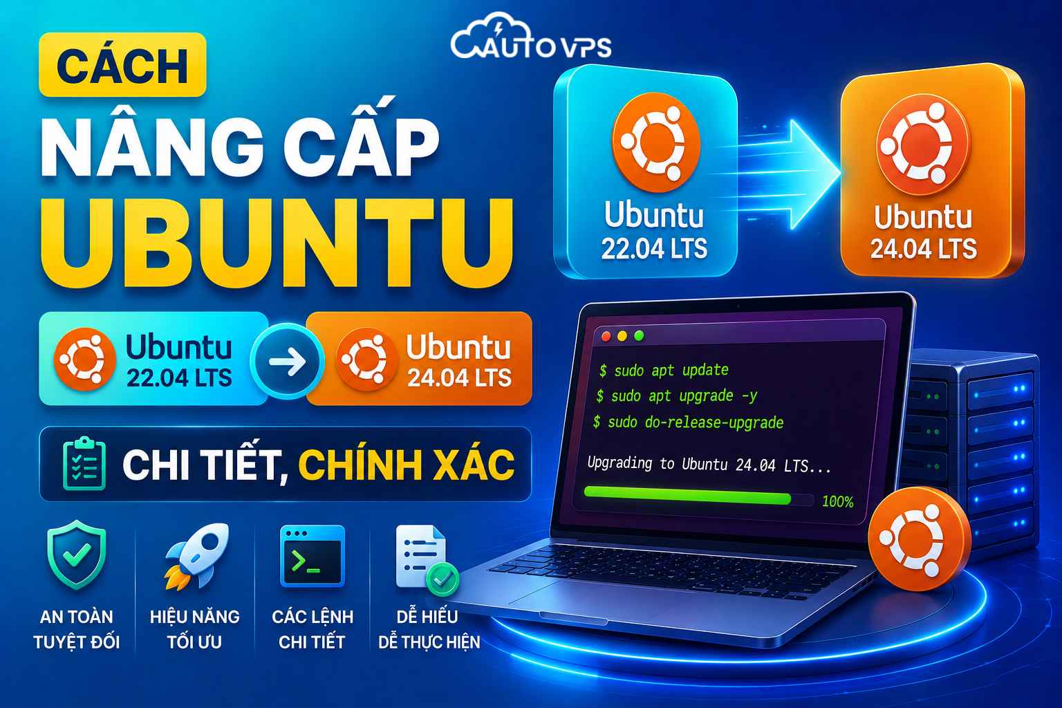 Cách nâng cấp Ubuntu 22.04 lên Ubuntu 24.04