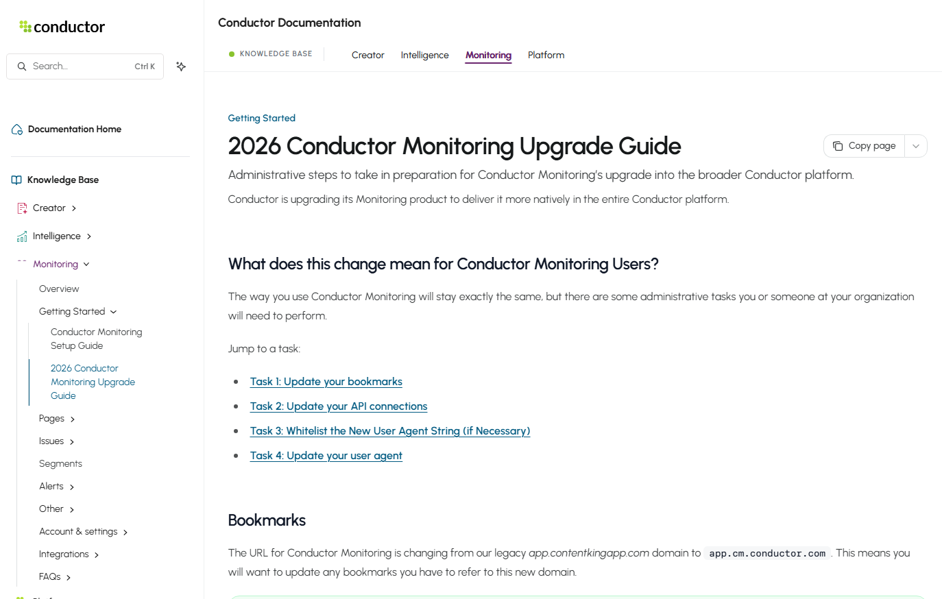 Công cụ giám sát Website Conductor Monitoring