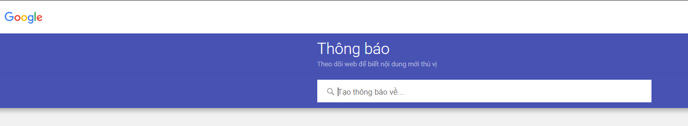 Công cụ giám sát Website miễn phí Google Alerts