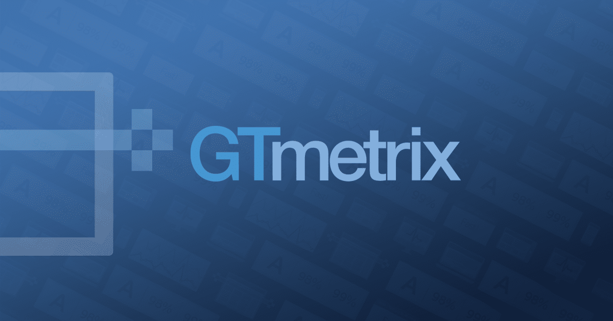 Công cụ kiểm thử hiệu năng website GTmetrix