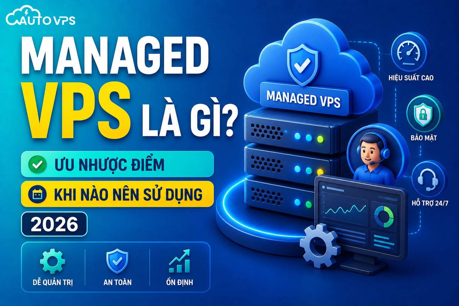 Managed VPS Là Gì? Ưu Nhược Điểm Và Khi Nào Nên Sử Dụng (2026)
