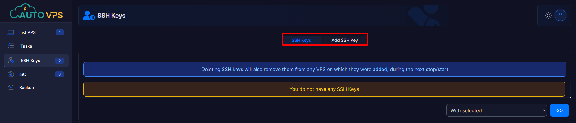 SSH Keys – Quản lý khóa SSH VPS