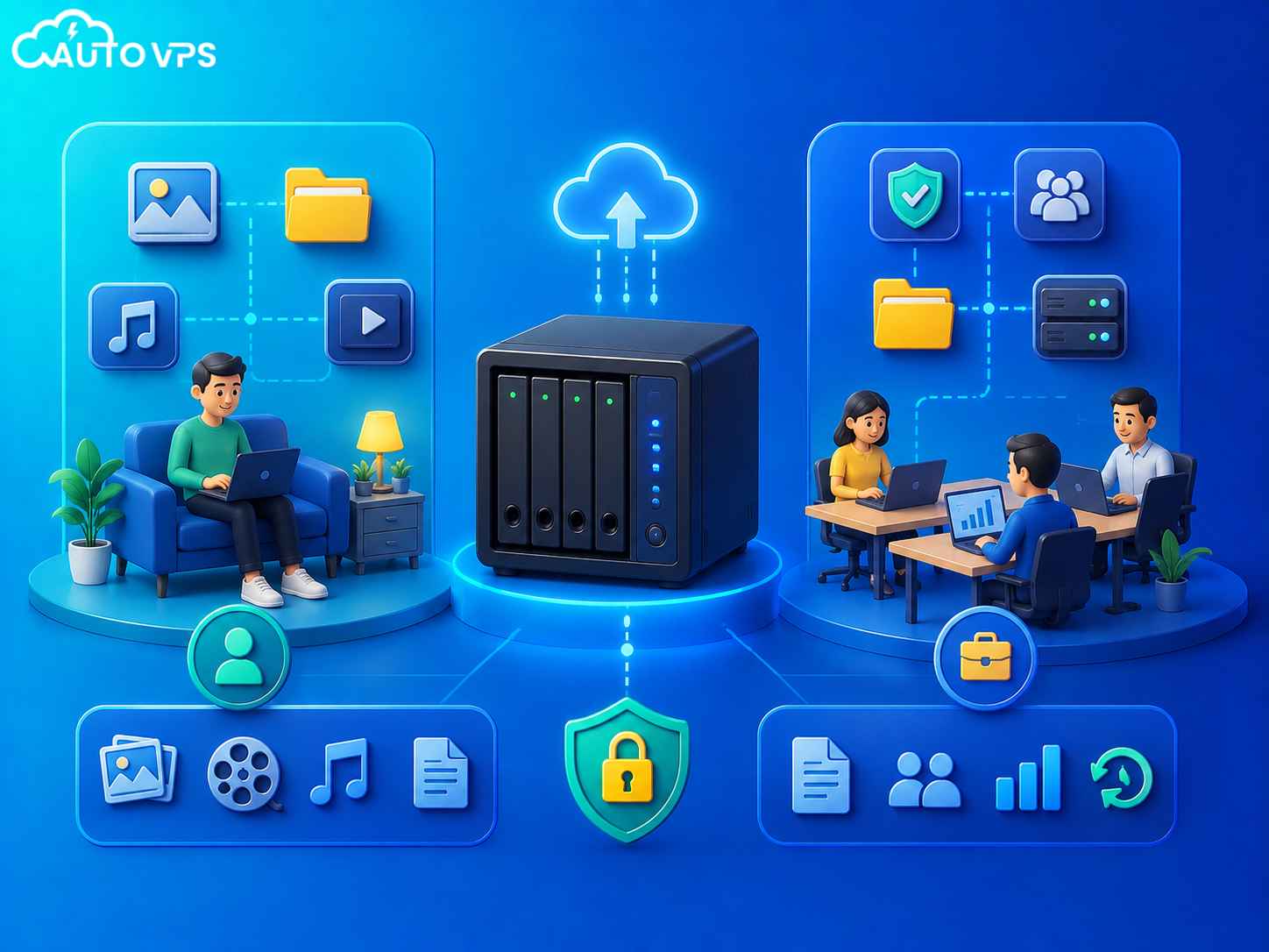 Ứng dụng thực tế của thiết bị nas