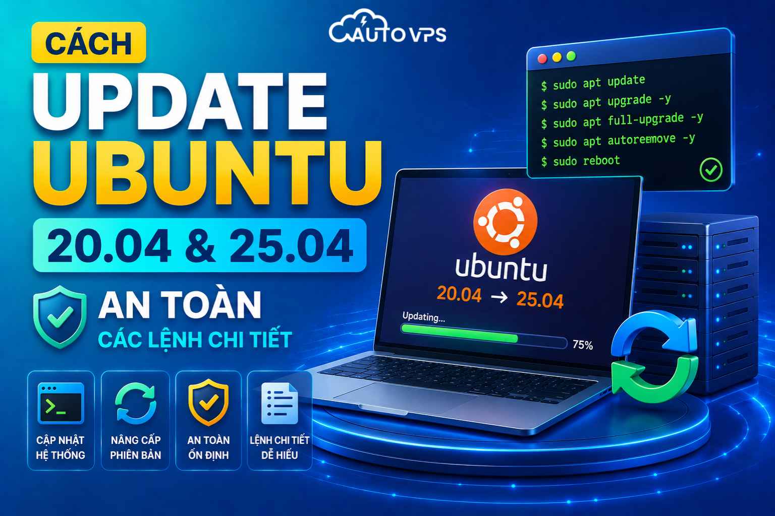 Update Ubuntu 20.04 & 25.04