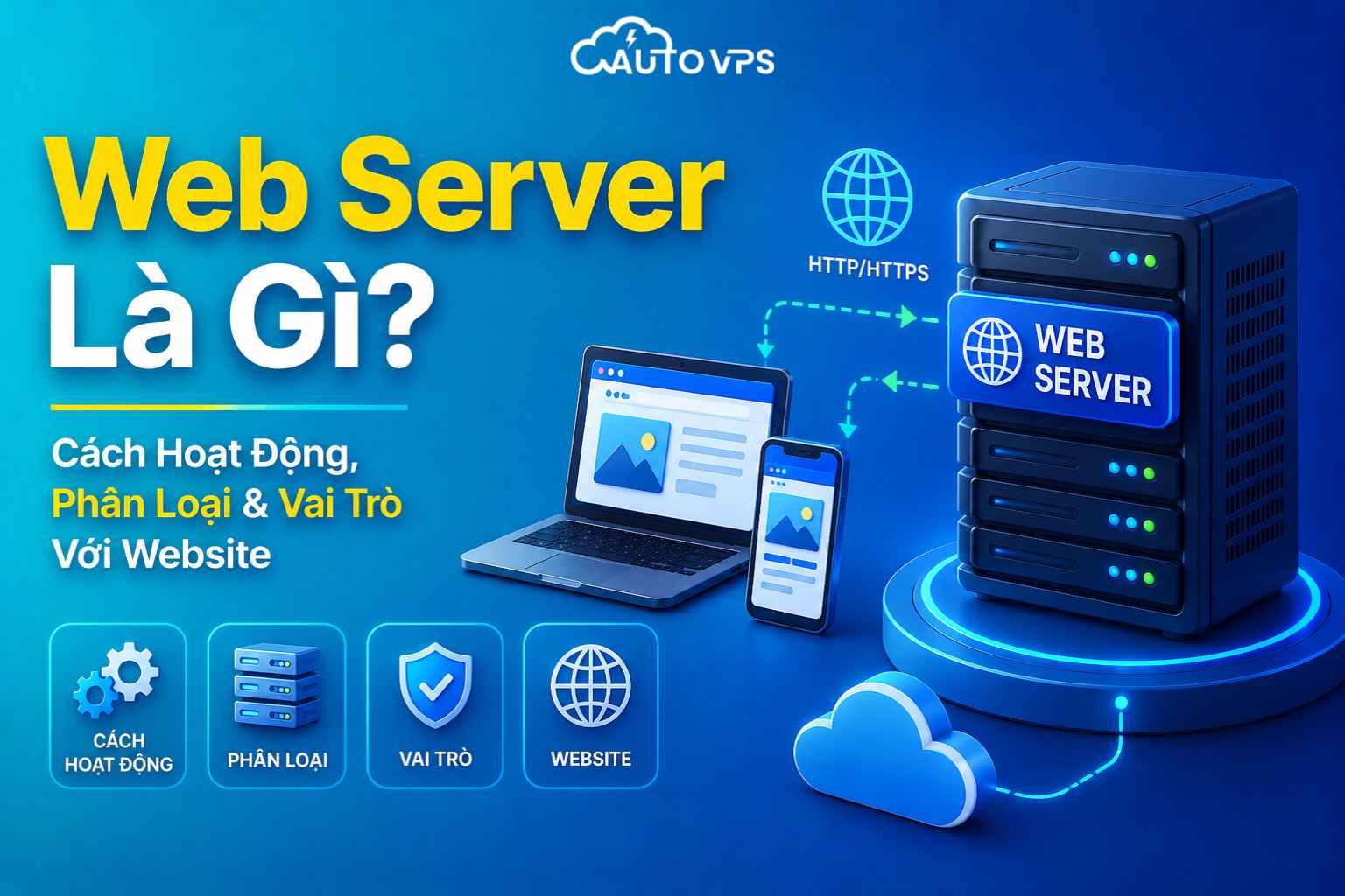 Web Server Là Gì? Cách Hoạt Động, Phân Loại & Vai Trò Với Website