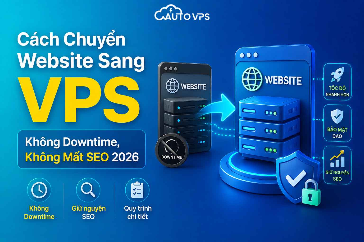 Cách Chuyển Website Sang VPS Không Downtime, Không Mất SEO 2026